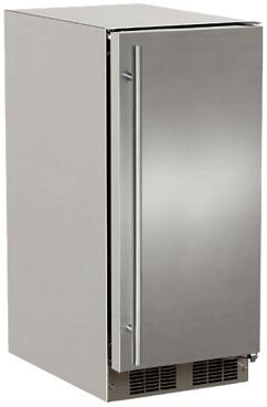 Marvel MONP215SS01A 15 Inch Outdoor Nugget Ice Machine - Stainless Steel, 27 lbs Storage Capacity, No Water Filtration Required