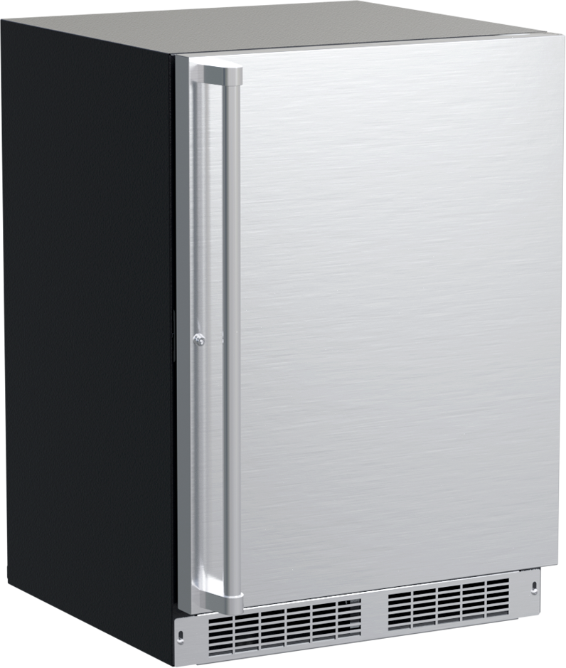 Marvel Appliances 4.9 Cubic Feet Built-in Mini Fridge with Freezer and Stainless Steel Door