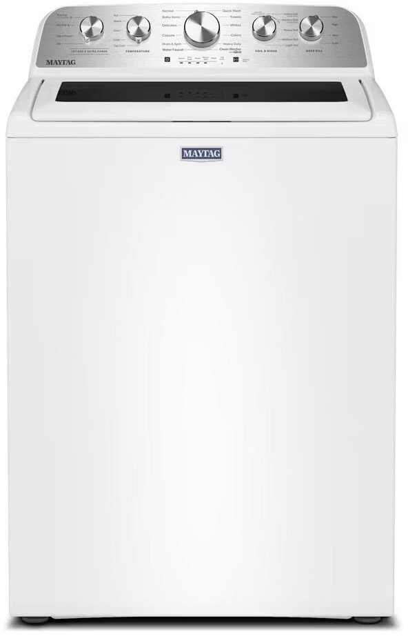 Maytag MTW5600RW 28 inch Pet Pro Top Load Washer with 4.8 cu. ft. Capacity, Pet Pro System, Extra Power Option and Power Impeller (White)
