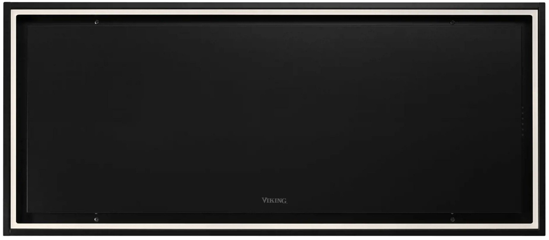 Viking MVCEH648BK 48 inch RVL Series Smart PureLine Ceiling Hood with 600 CFM, Peripheral Extraction, LED Lighting and Auto-Stop (Black)