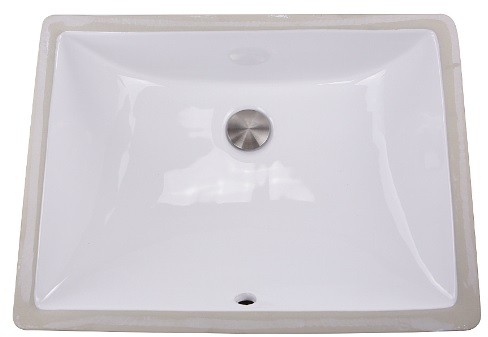 Nantucket Sinks Great Point Collection Undermount Vitreous China Sink UM18X13W