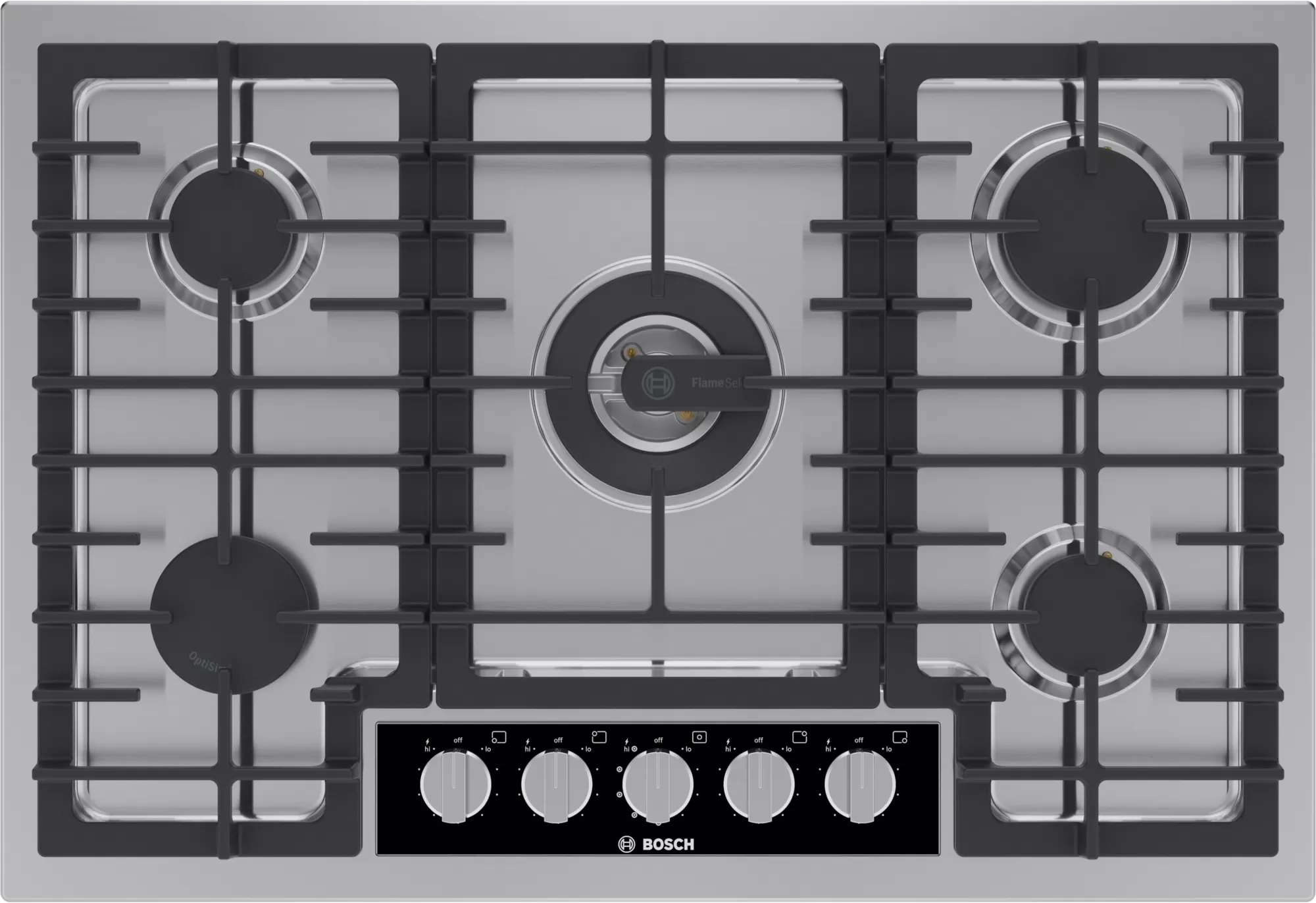 Bosch - Benchmark Series Built-In Gas Cooktop with 5 burners with FlameSelect