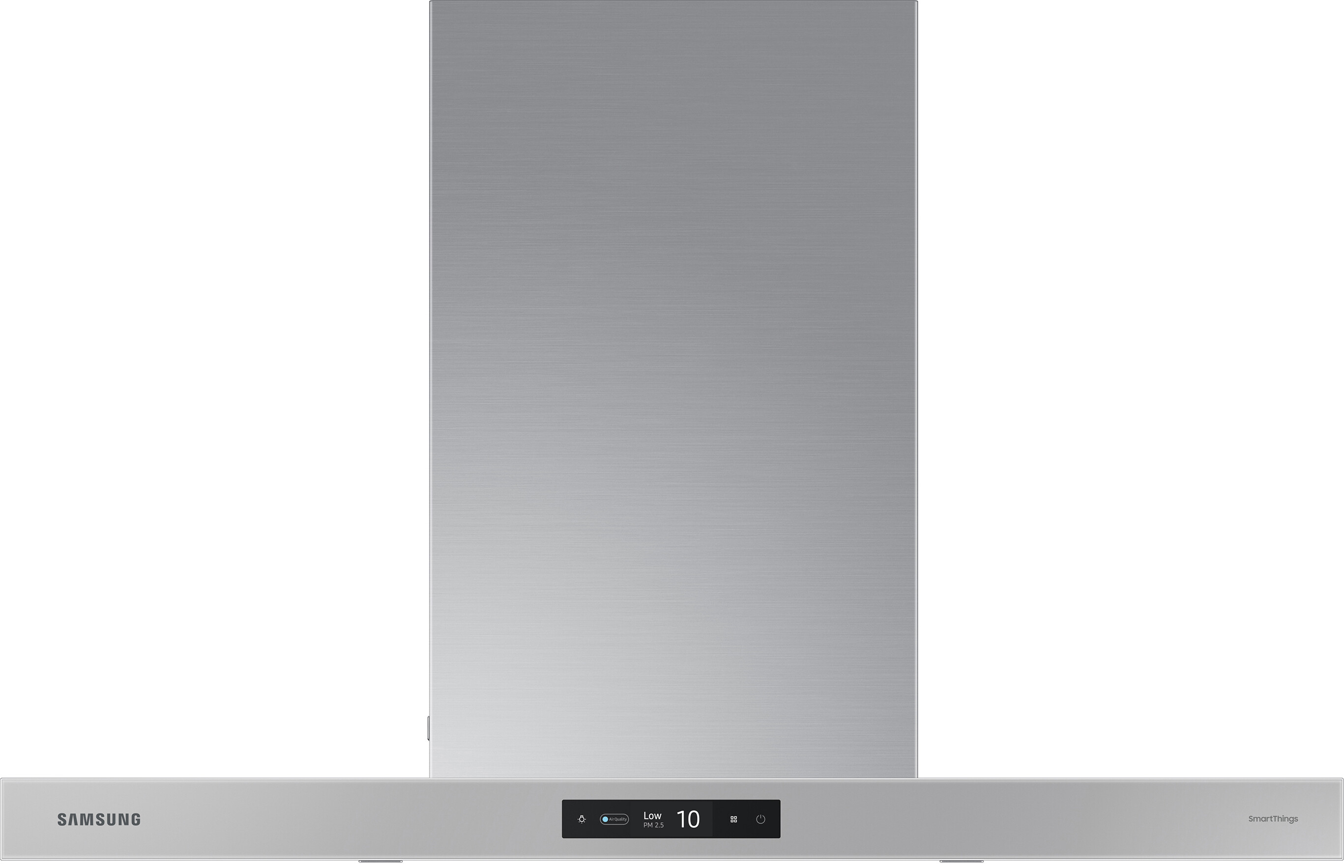 Samsung NK36CB700WCG 36 inch Smart Wall Mount Range Hood with 630 CFM, LED Bar Lighting, Triple Air Sensor, ADA Compliant, Wi-Fi Connectivity and Baffle Filters (Clean Grey Panel)
