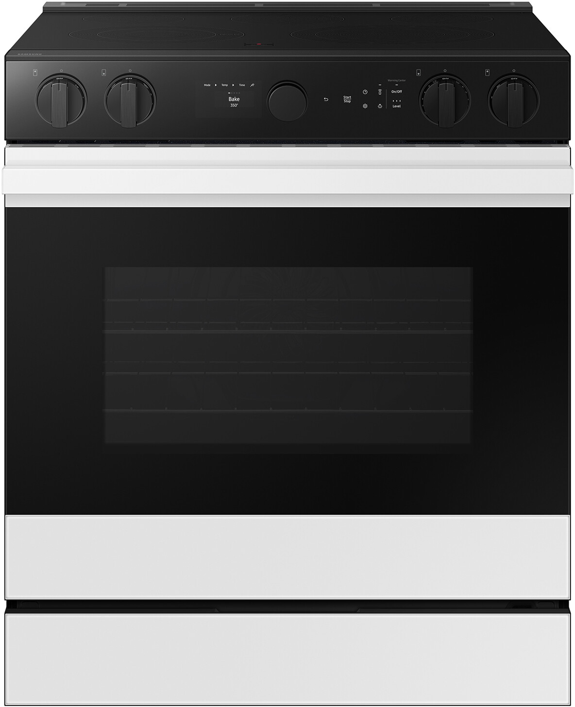 Samsung - Bespoke 6.3 Cu. Ft. Slide-In Electric Range with Smart Oven Camera