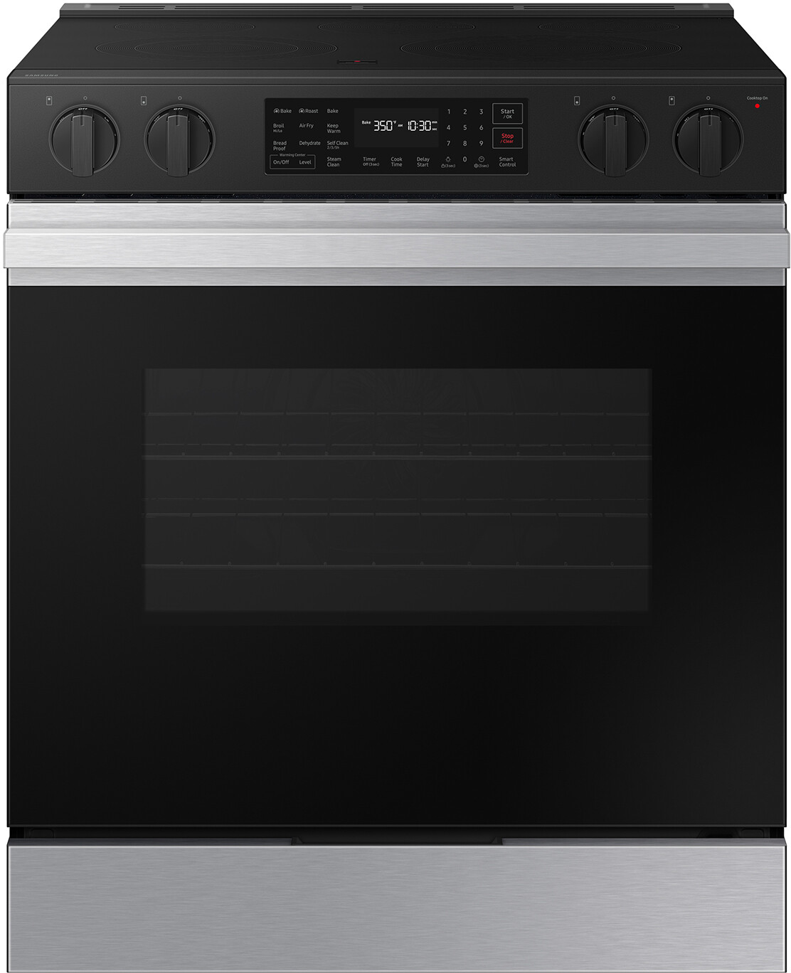 Samsung - Bespoke 6.3 Cu. Ft. Slide-In Electric Range with Air Fry