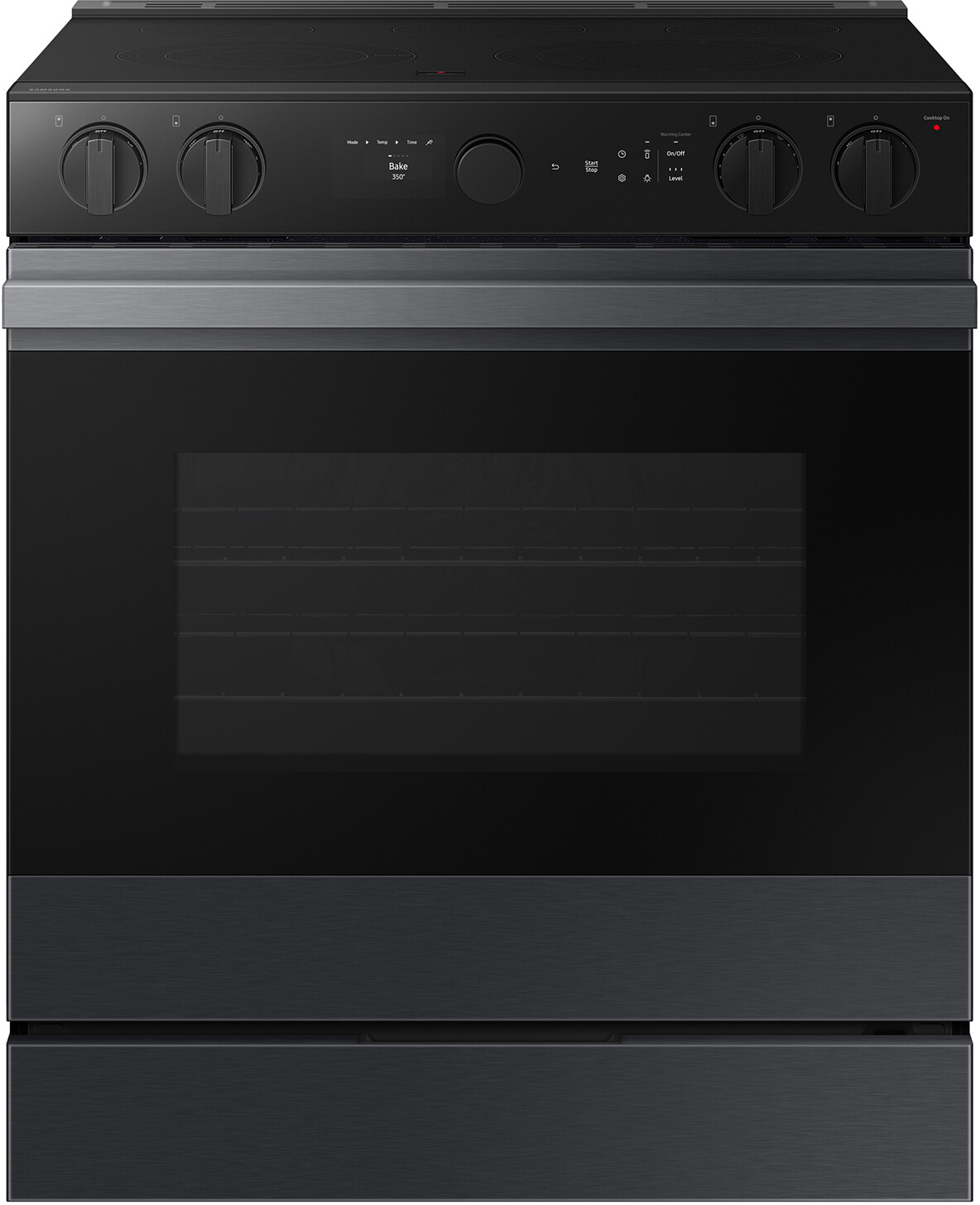 Samsung - Bespoke 6.3 Cu. Ft. Slide-In Electric Range with Air Sous Vide