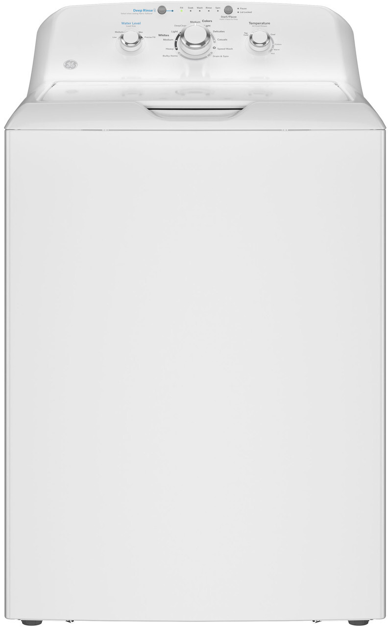 GE - 4.0 Cu. Ft. High Efficiency Top Load Washer with Water Level Control