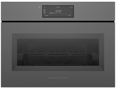 Fisher & Paykel OS24NAMHUNG5 24" Series 11 Handleless Combi-Steam Oven, Steam & Convection Cooking, Grey Glass Finish, Unisex