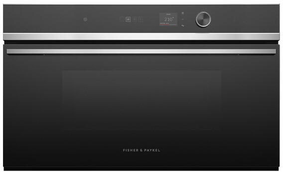 Fisher & Paykel OS30NDLX1 Combination Steam Oven, 18 Function, Stainless Steel Finish