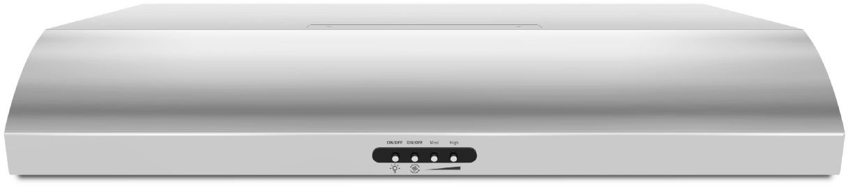 Whirlpool UXT5230BDS 30 inch Under Cabinet Hood with Hidden Vent, 3 Fan Speeds, 560 CFM Ventilation System, in Stainless Steel