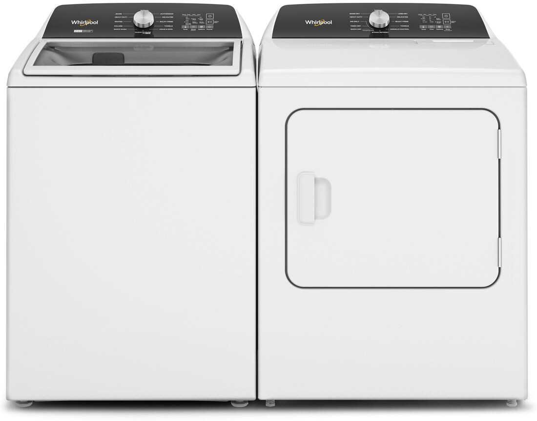 Whirlpool Top Load Washer & Dryer Set WHWADRGW5057