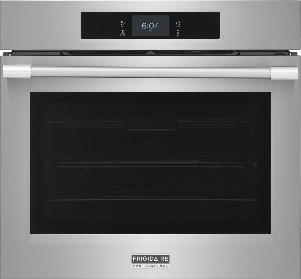 Frigidaire PCWS3085AF Professional 30 inch Smart Single Wall Oven with 10.6 cu. ft. Capacity, Stone-Baked Pizza Mode, Total Convection, No Preheat and Temperature Probe in Stainless Steel