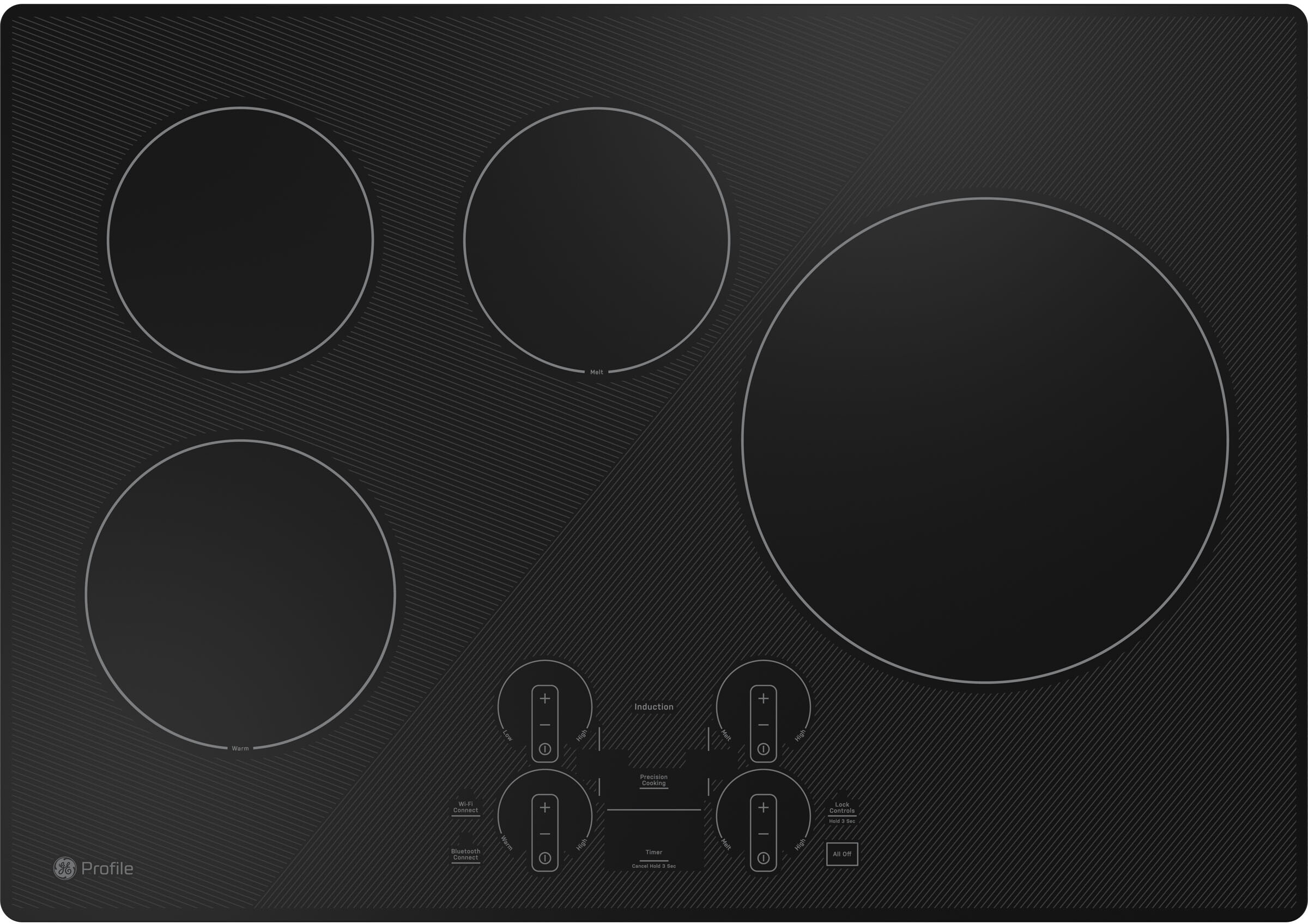 Profile 30"" Induction Drop-In Cooktop - GE PHP7030DTBB