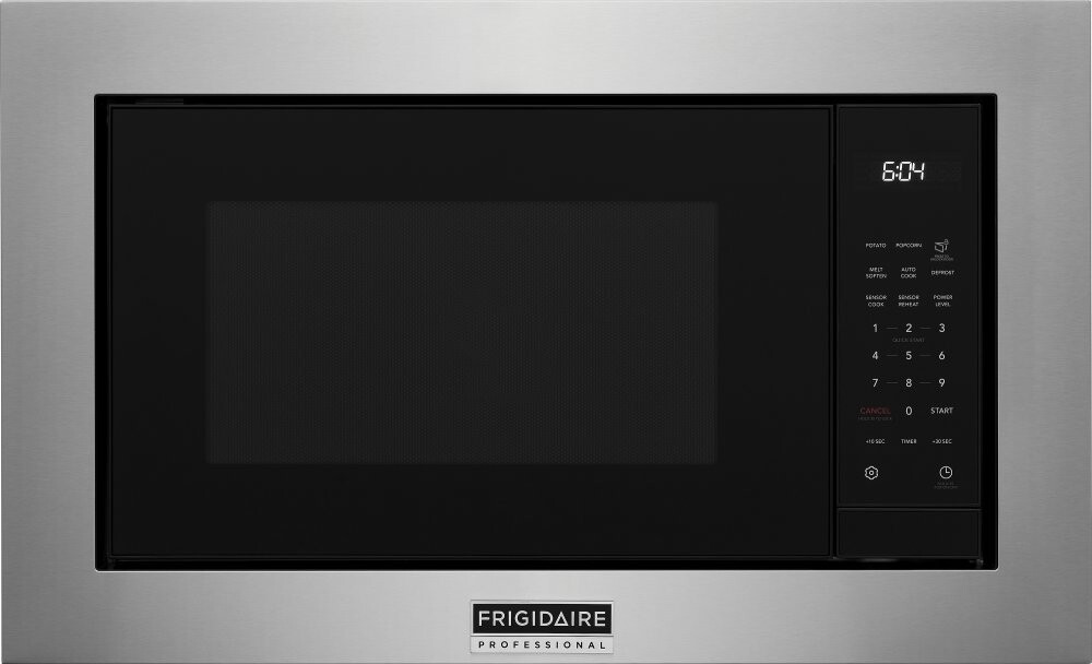 Frigidaire PMBS3080BF Professional Built-In Microwave with 2.2 cu. ft. Capacity, Sensor Cook and Bright Interior LED lighting in Stainless Steel (Required Trim Kit Sold Separately)