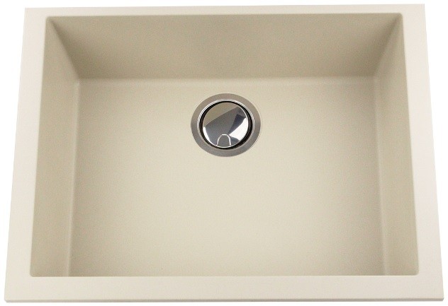 Nantucket Sinks Plymouth Collection Undermount Granite Composite Rectangle Sink PR2418S