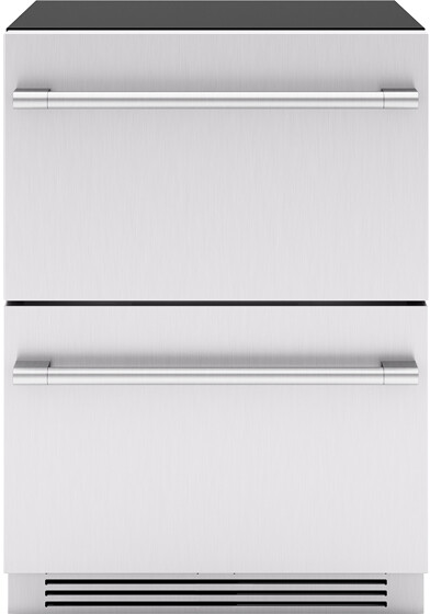 Zephyr PRRFD24C2AS 24 inch Presrv Refrigerator Freezer Drawers with 3.9 cu. ft. Capacity, PreciseTemp, Preset Temperature Modes and Inverter Compressor in Stainless Steel
