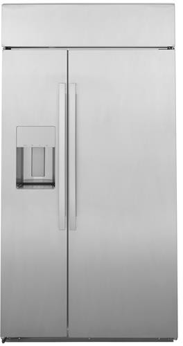 GE 48 Inch Profile 48"" Built In Counter Depth Side-by-Side Refrigerator PSB48YSNSS -  GE Profile