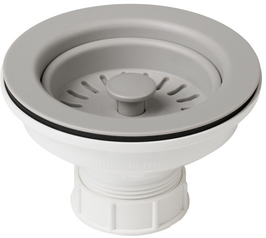 Kraus PST1-GR Kitchen Sink Basket Strainer, Grey