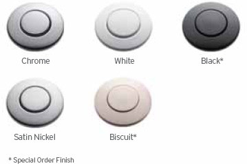 InSinkErator STCSN Air Switch Decorative Button for Dual Outlet Garbage Disposal