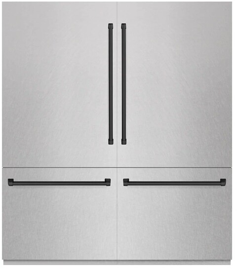 ZLINE 72 Inch autograph 72" Built In Counter Depth French Door Refrigerator RBITZSN72MB | Fridge.com