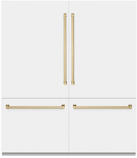 ZLINE 72 Inch autograph 72" Built In Counter Depth French Door Refrigerator RBITZWM72CB | Fridge.com