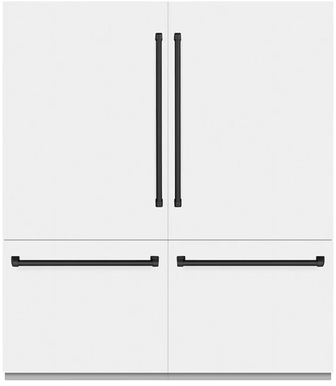 ZLINE 72 Inch autograph 72" Built In Counter Depth French Door Refrigerator RBITZWM72MB | Fridge.com