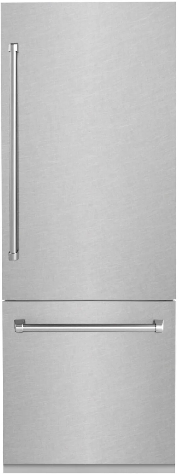 ZLINE 30 Inch 30" Built In Counter Depth Bottom Freezer Refrigerator RBIVSN30 | Fridge.com