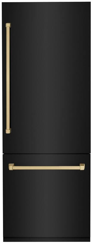 ZLINE 30 Inch autograph 30" Built In Counter Depth Bottom Freezer Refrigerator RBIVZBS30CB — FIN-0018378 | Fridge.com