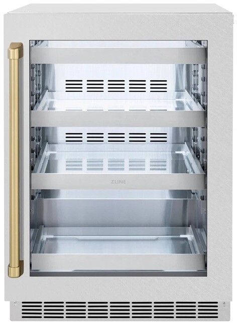 ZLINE autograph 24" Built In Undercounter Beverage Center RBSOZSN24CB