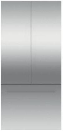 Fisher & Paykel Stainless Steel Door Panel For Integrated Refrigerator Freezer, 36", French Door