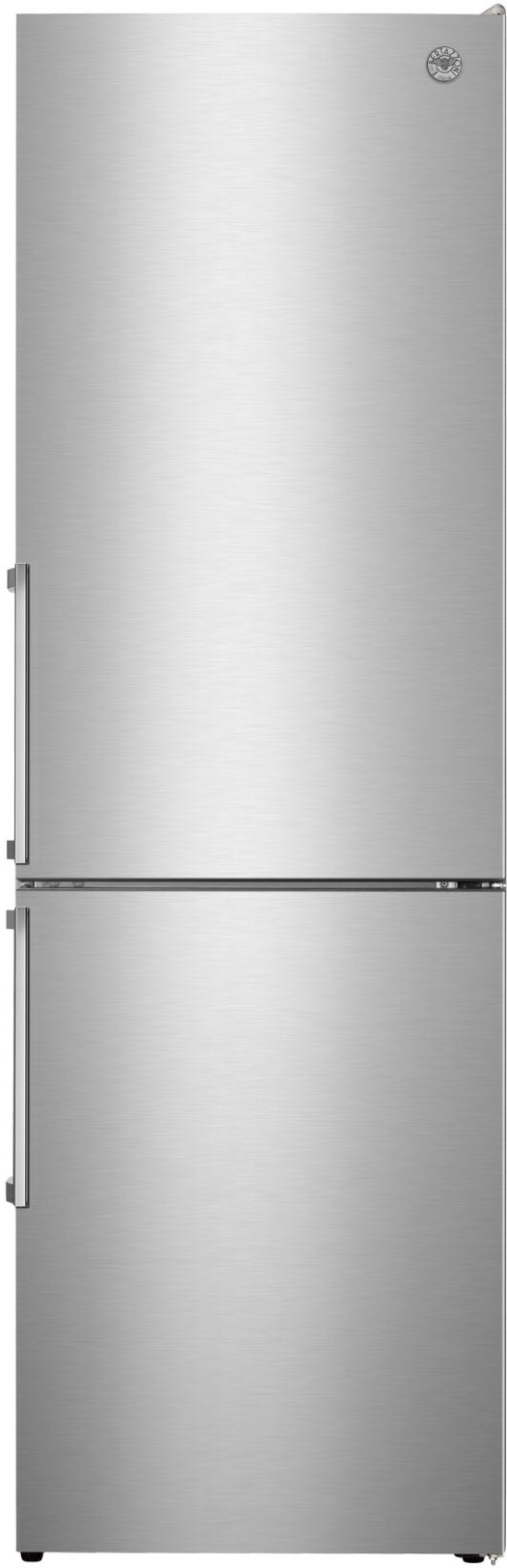 24 Inch Professional 24"" Counter Depth Bottom Freezer Refrigerator - Bertazzoni REF24BMFXNV