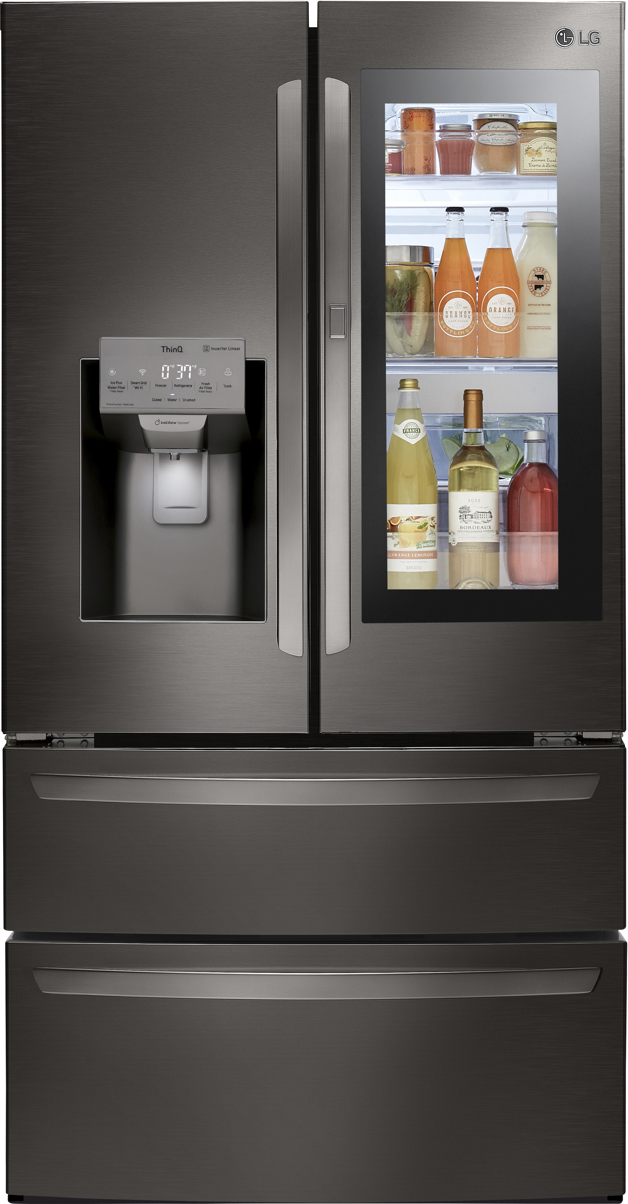 36 Inch 36"" French Door Refrigerator - LG LMXS28596D
