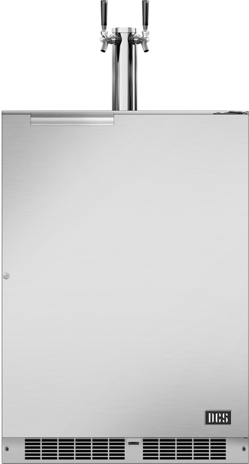 Dcs 24-Inch 5.7 cu. ft. Right Hinge Outdoor Rated Dual Tap Beer Dispenser/Kegerator - RF24BTR2 - View 2 | Fridge.com