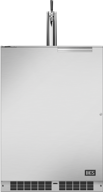 Dcs 24-Inch 5.7 cu. ft. Left Hinge Outdoor Rated Single Tap Beer Dispenser/Kegerator - RF24TL2 - View 2 | Fridge.com