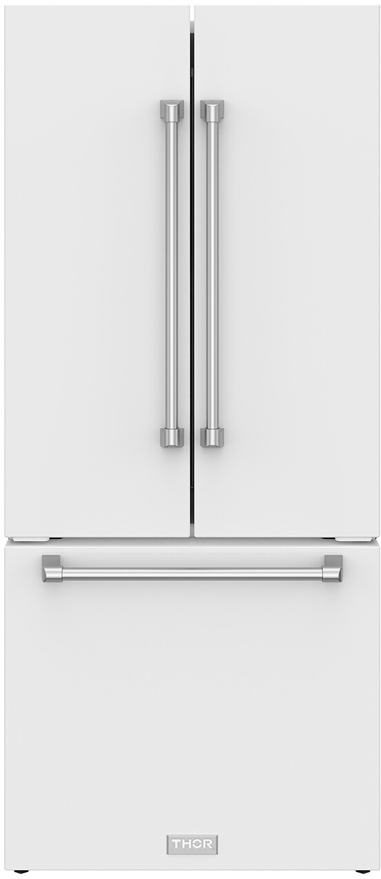 Thor Kitchen RF3017FFDW Gordon Ramsay Collection 30 inch Counter Depth French Door Refrigerator with 17.5 cu. ft. Capacity, Ice Maker, and Interior