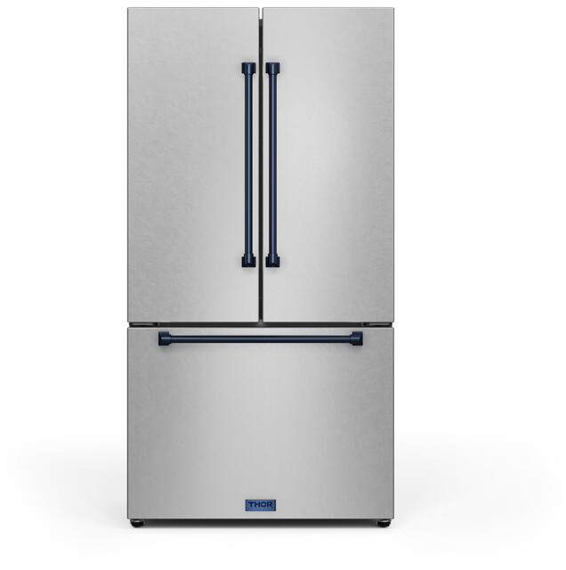 Thor Kitchen 36 Inch Kitchen Gordon Ramsay Collection 36" Counter Depth French Door Refrigerator RF3621CTD99BLU | Fridge.com