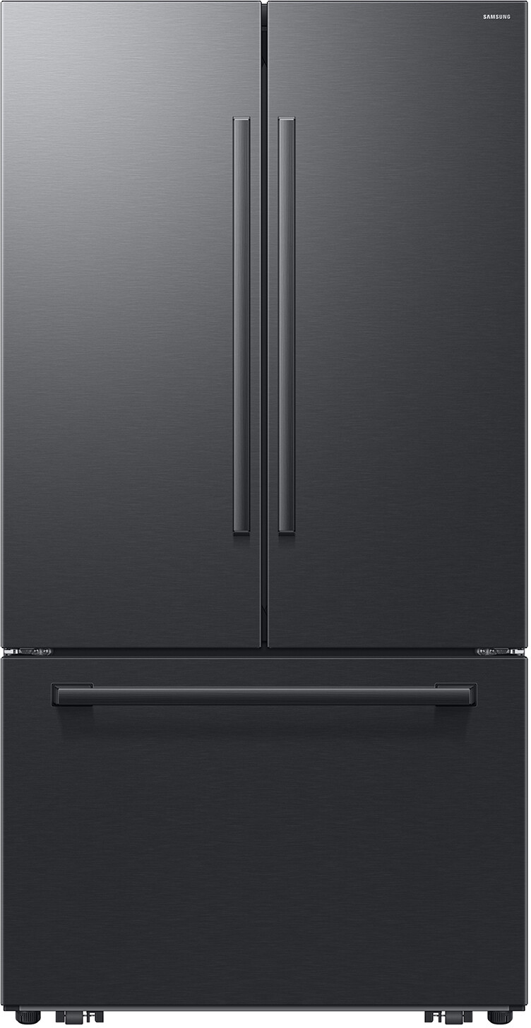 Samsung RF70H30KEE 36 inch Bespoke AI Smart French Door Refrigerator with 29.5 cu. ft. Capacity, Zero Clearance Fit, Auto Ice Maker, In-Door Tall Water Dispenser, and ENERGY STAR Certified (Fingerprint Resistant Matte Black Steel)
