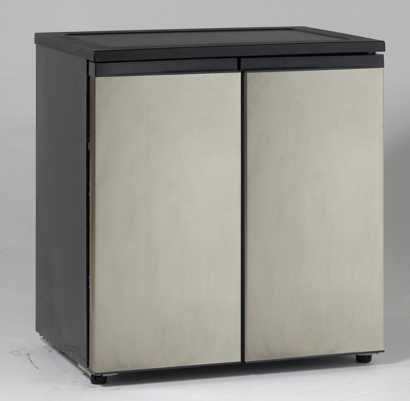 Avanti RMS551SS 31 inch Compact Refrigerator with 5.5 cu. ft. Total Capacity, Adjustable Glass Shelves, Crisper Drawer and Energy Star Certified in Stainless Steel