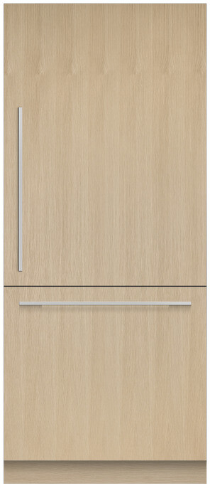 Fisher & Paykel RS3684WRUVK5 Integrated Refrigerator Freezer, 36", 19.2 Cu Ft, Ice & Water Dispenser, Panel Ready