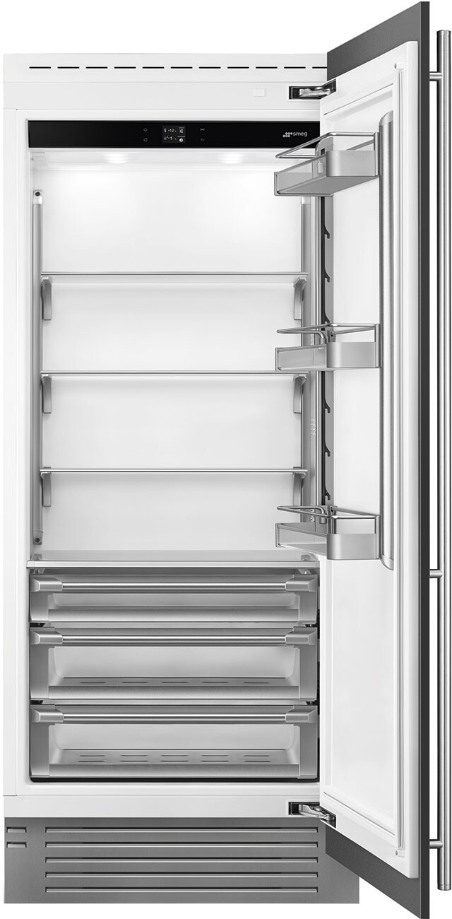 Smeg RSDU36R 36 inch Built-In Column Refrigerator with 21.54 cu. ft. Capacity, Automatic Defrost, LED Lighting, in Panel Ready