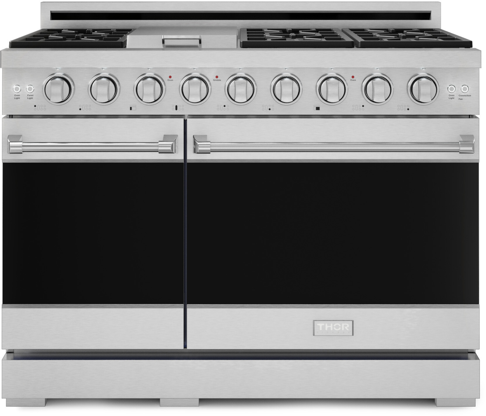 Thor Kitchen RSG48ELP Gordon Ramsay Collection 48 inch Gas Range with 7 cu. ft. Oven Capacity, Convection, in Stainless Steel (Stainless Steel, Liquid Propane)