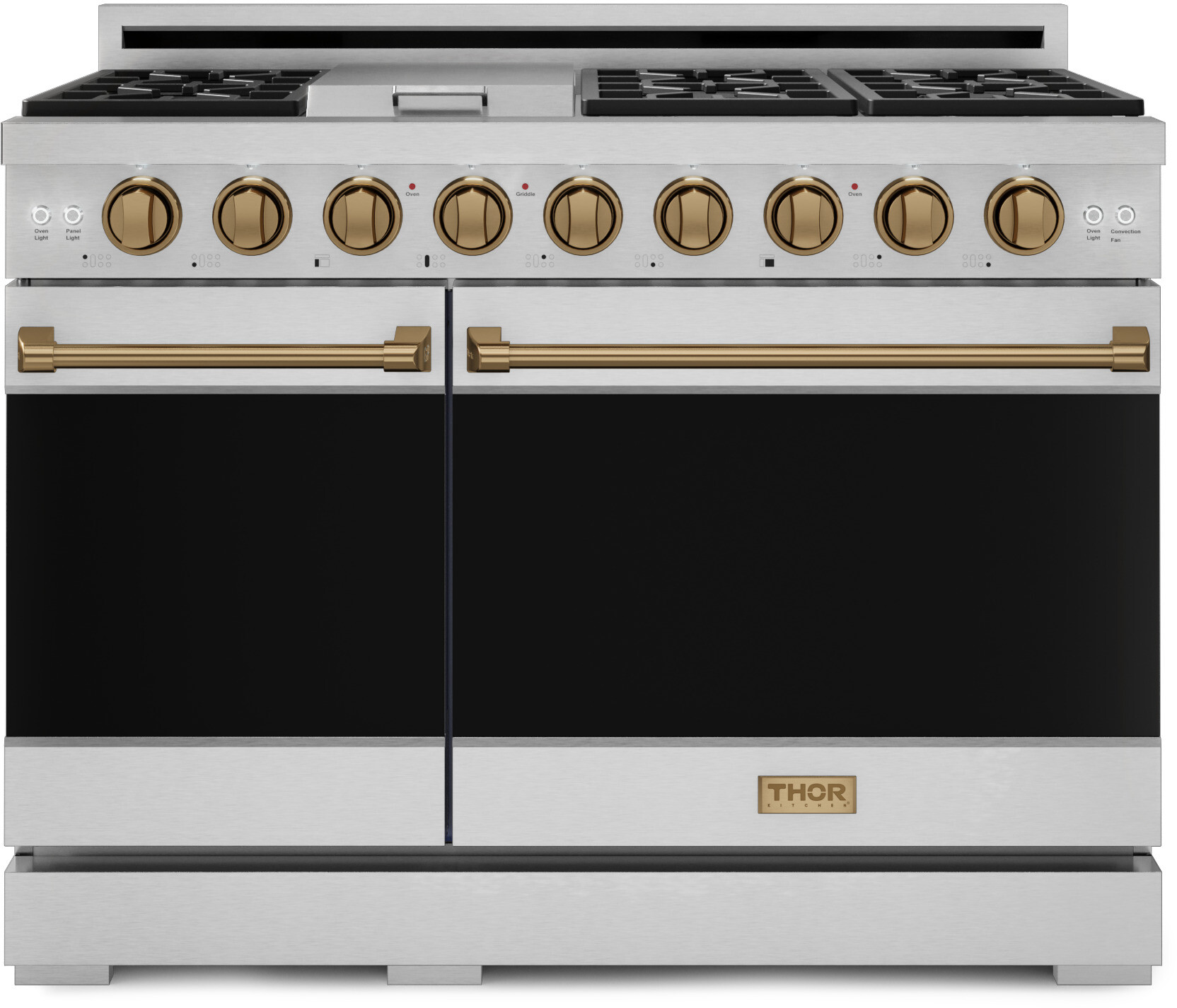 Thor Kitchen RSG48ELPBRZ Gordon Ramsay Collection 48 inch Gas Range with 7 cu. ft. Oven Capacity, Convection, in Stainless Steel (Bronze, Liquid Propane)