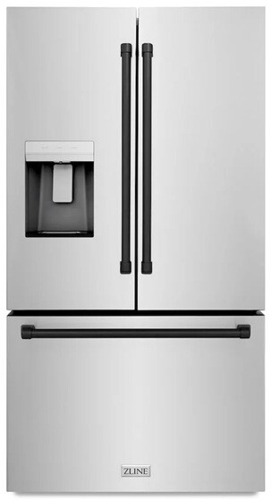 ZLINE 36 Inch autograph 36" French Door Refrigerator RSMZW36MB | Fridge.com