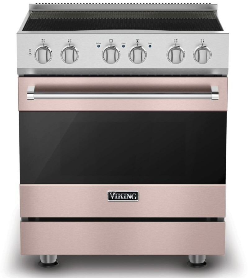 Viking RVIR3304BBH 3 Series 30 inch Induction Range with 4 Elements and 4.7 cu. ft. Oven Capacity (Blush)