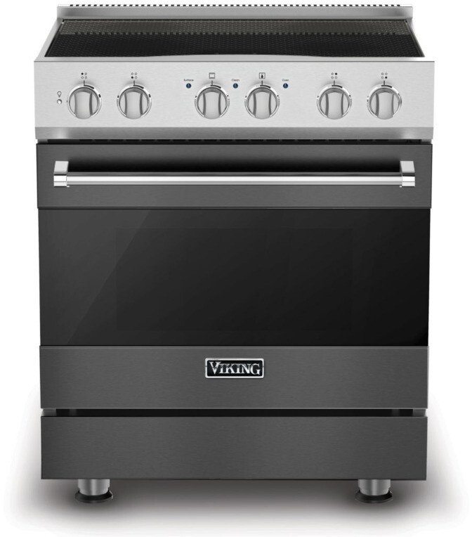 Viking RVIR3304BDG 3 Series 30 inch Induction Range with 4 Elements and 4.7 cu. ft. Oven Capacity (Damascus Grey)