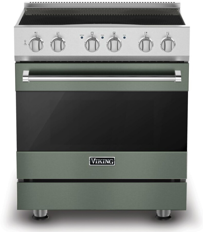 Viking RVIR3304BEU 3 Series 30 inch Induction Range with 4 Elements and 4.7 cu. ft. Oven Capacity (Eucalyptus)