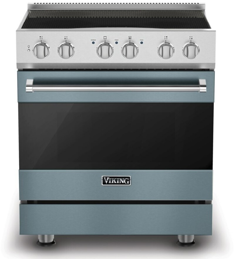 Viking RVIR3304BNS 3 Series 30 inch Induction Range with 4 Elements and 4.7 cu. ft. Oven Capacity (November Sky)
