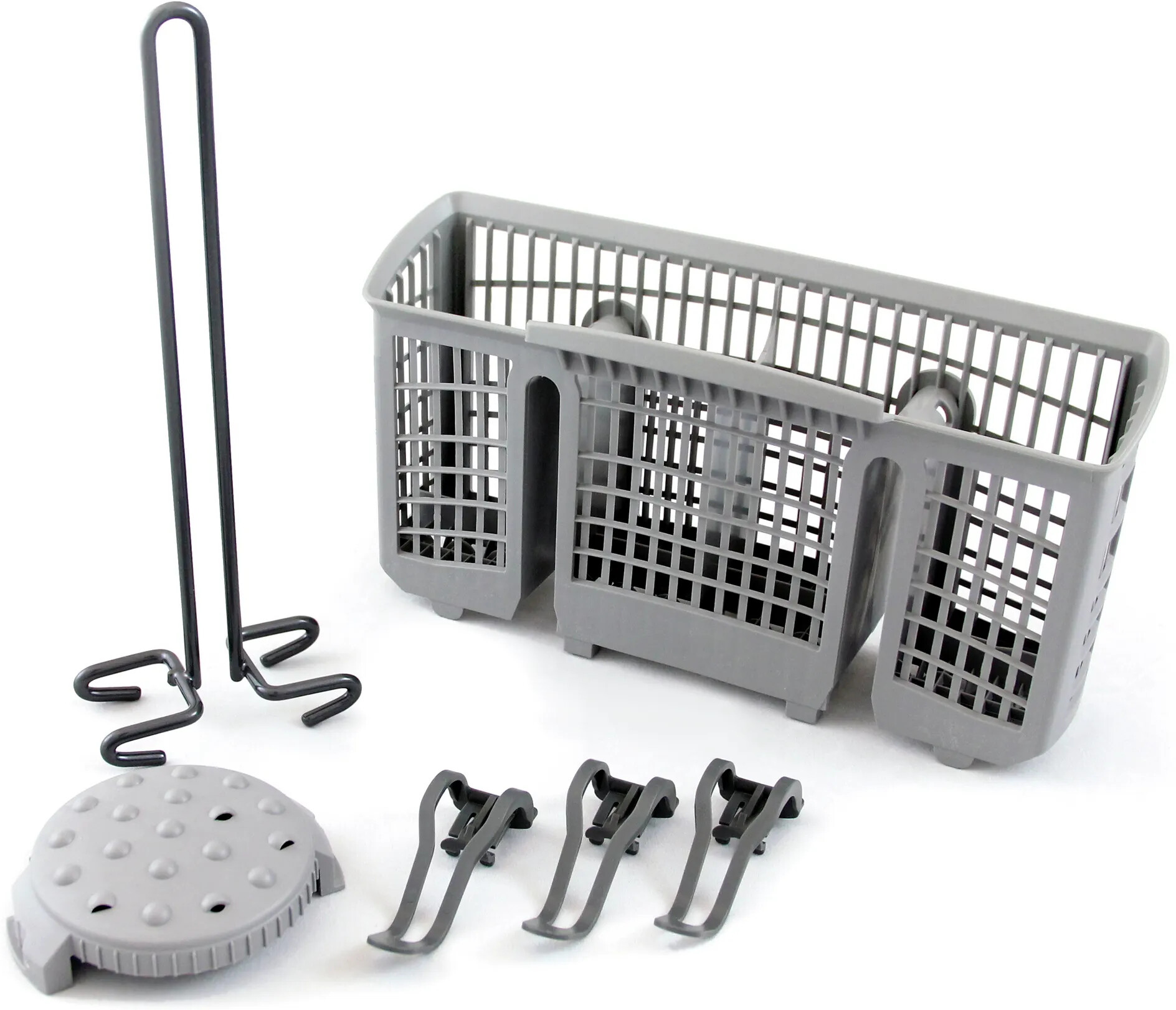 Bosch SMZ5000 Dishwasher Accessory Kit with Extra Tall Item Sprinkler, Vase/Bottle Holder, 3 Plastic Item Clips and Small Item Basket - Main Lineup
