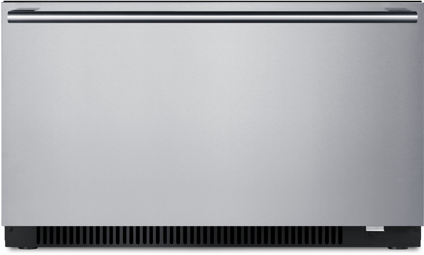 Summit SPHC30 36 inch Convertible Drawer Refrigerator/Warming Cabinet with 2.4 cu. ft. Capacity, Warming Function, Cooling Function, Digital Thermostat, and Frost-Free Operation in Stainless Steel