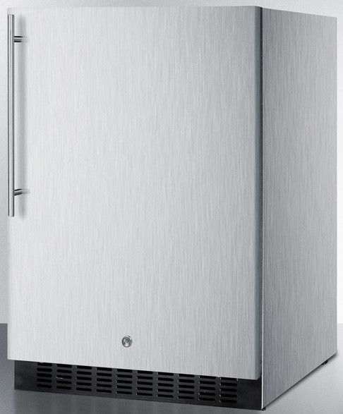 24 Inch 24"" Freestanding/Built In Undercounter Counter Depth Compact All-Refrigerator - Summit SPR627OSCSSHV